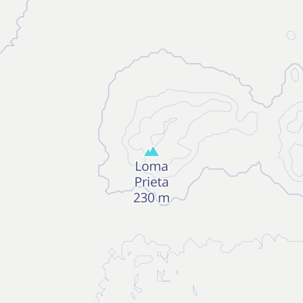 Map of Loma Prieta