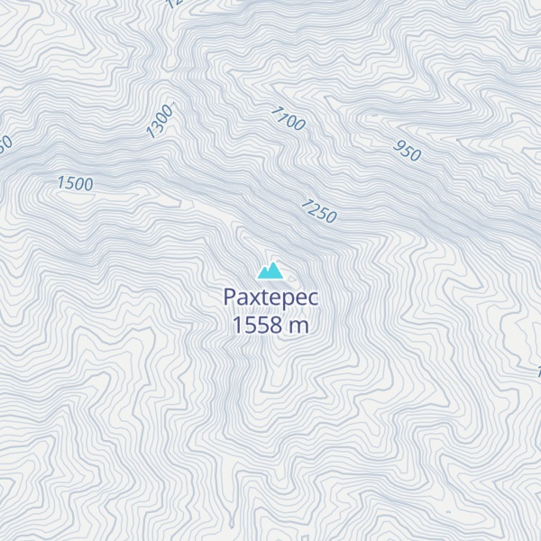 Map of Paxtepec