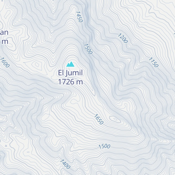 Map of Cerro Grande
