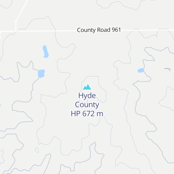 Map of Hyde County HP