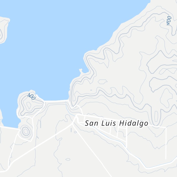 Map of Loma La Pelona