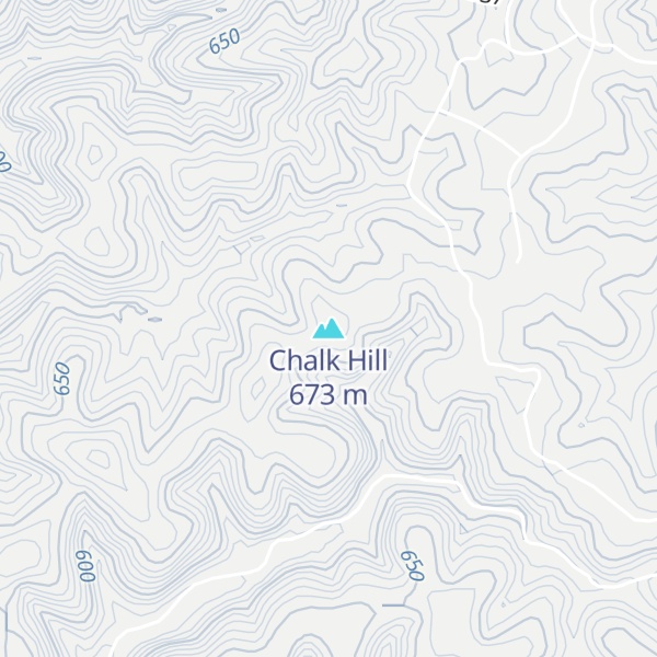 Map of Chalk Hill