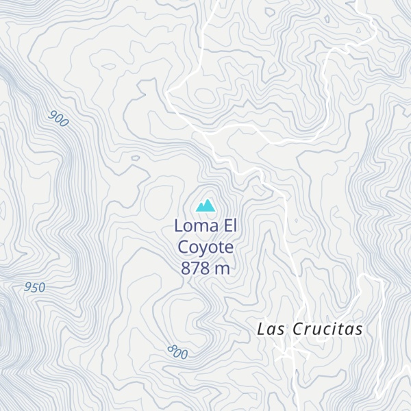 Map of Loma El Coyote