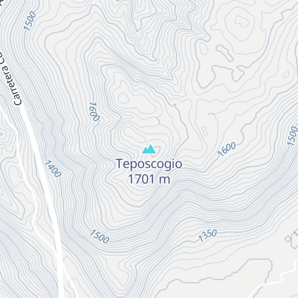 Map of Teposcogio