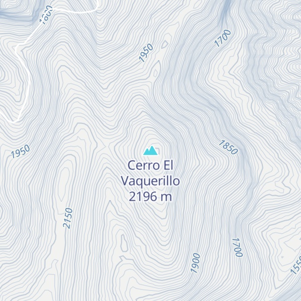 Map of Cerro El Vaquerillo