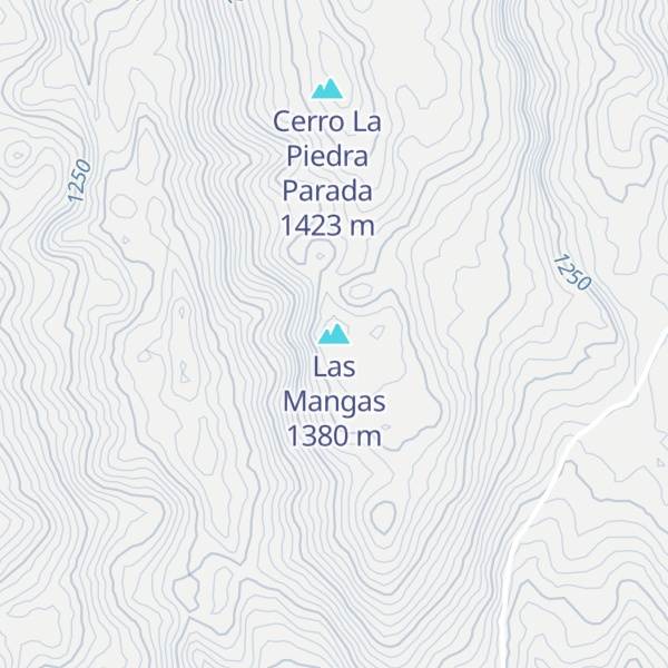 Map of Las Mangas