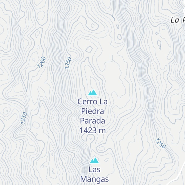 Map of Cerro La Piedra Parada