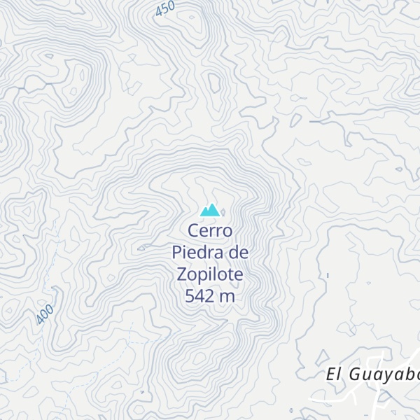Map of Cerro Piedra de Zopilote