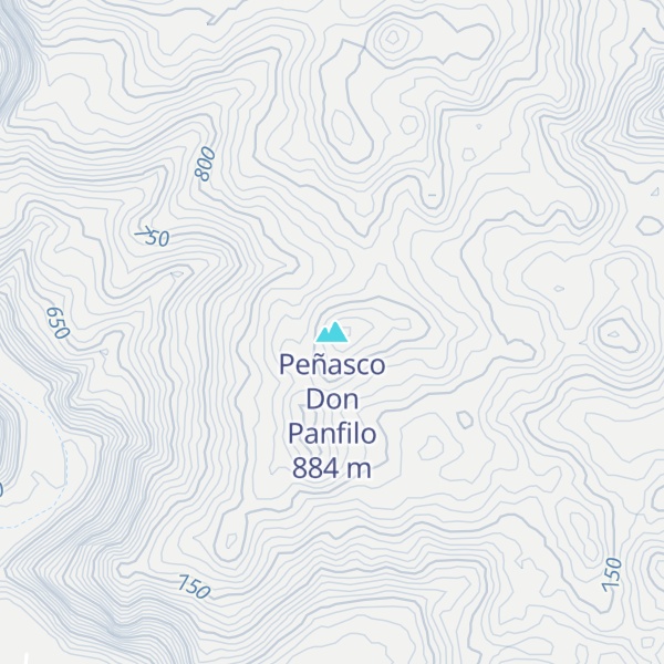 Map of Peñasco Don Panfilo