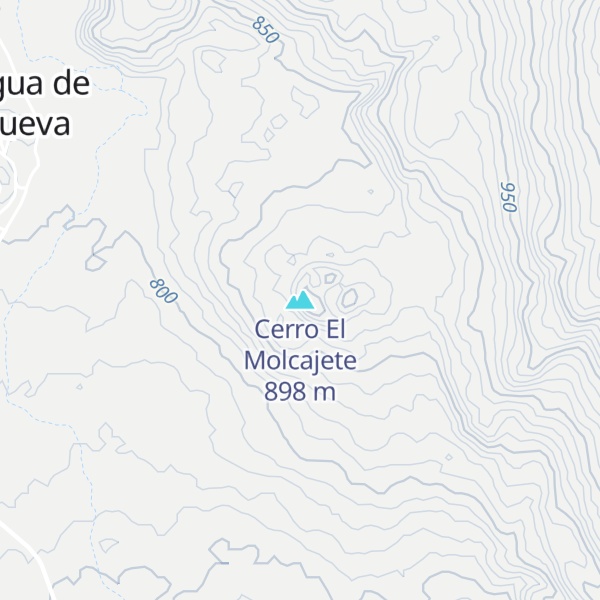 Map of Cerro El Molcajete