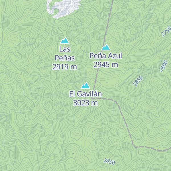 Map of El Gavilán