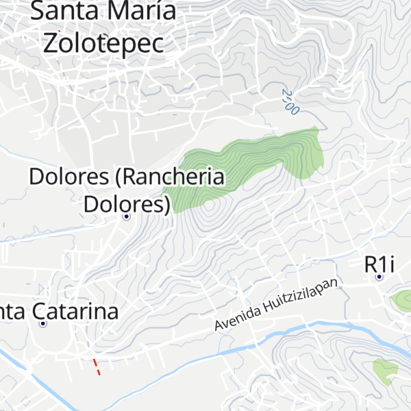 Map of Cerro Gexadi