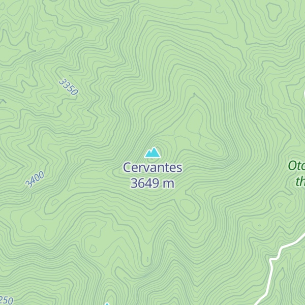 Map of Cervantes