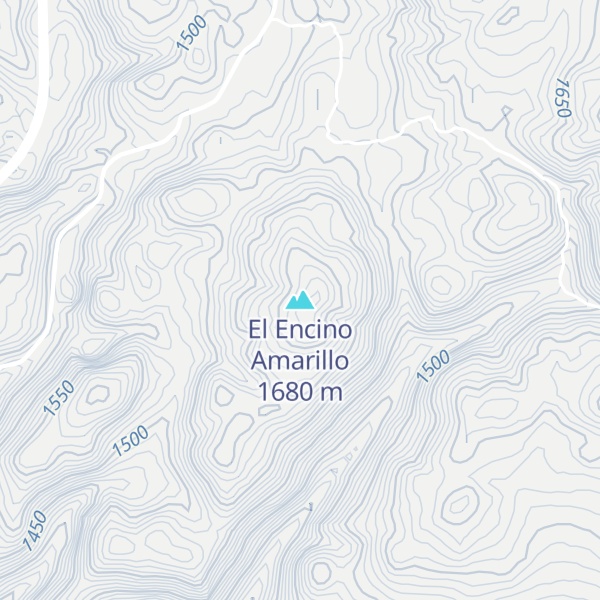 Map of El Encino Amarillo