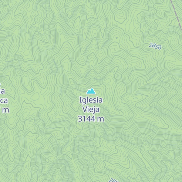 Map of Iglesia Vieja