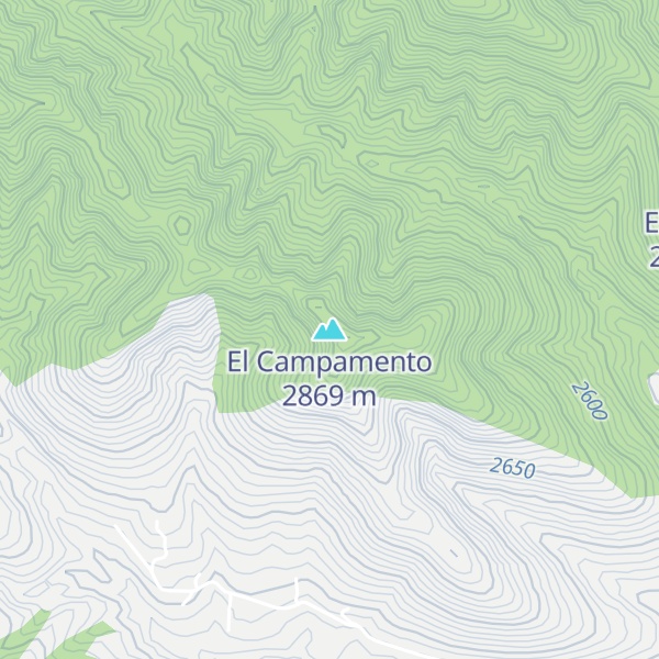 Map of El Campamento