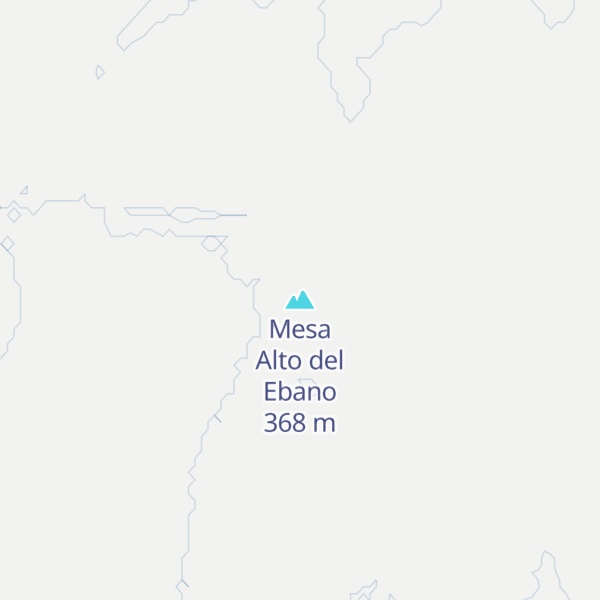 Map of Mesa Alto del Ebano