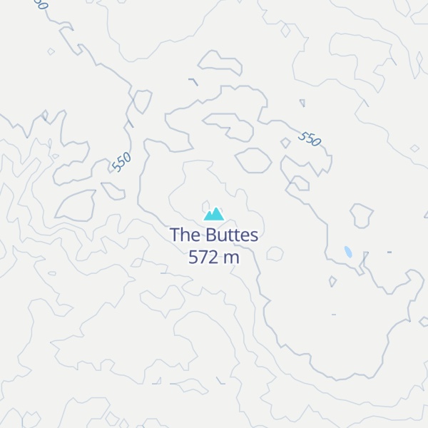 Map of The Buttes