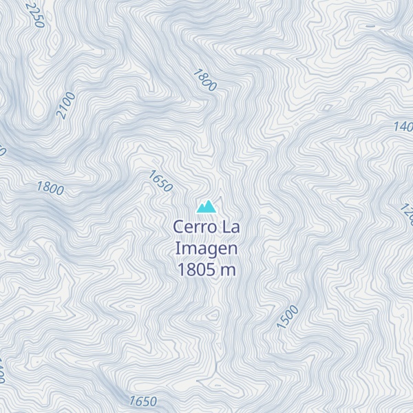 Map of Cerro La Imagen