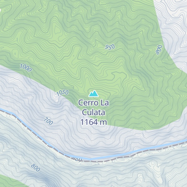 Map of Cerro La Culata