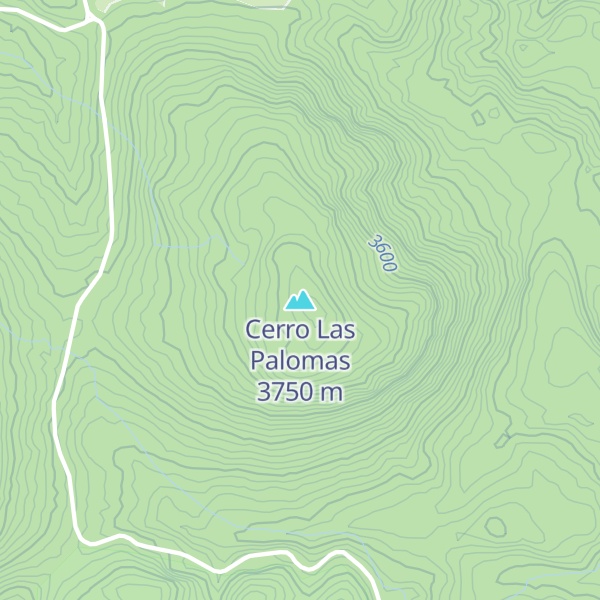 Map of Cerro Las Palomas