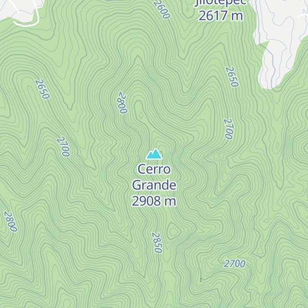 Map of Cerro Grande
