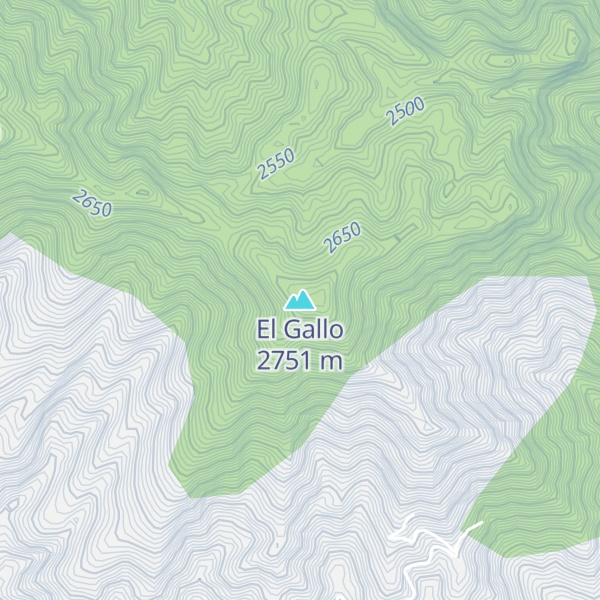 Map of El Gallo