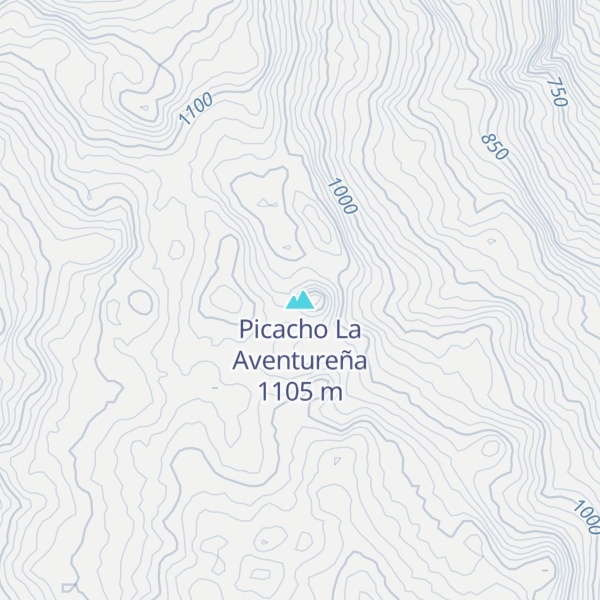 Map of Picacho La Aventureña