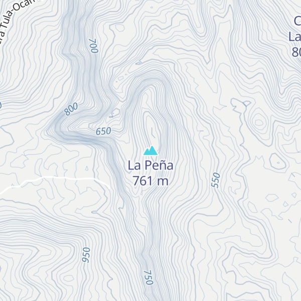 Map of La Peña