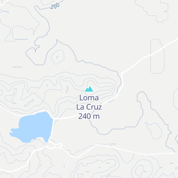 Map of Loma La Cruz