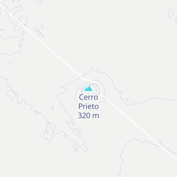 Map of Cerro Prieto