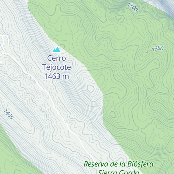 Map of Cerro Chilacayote