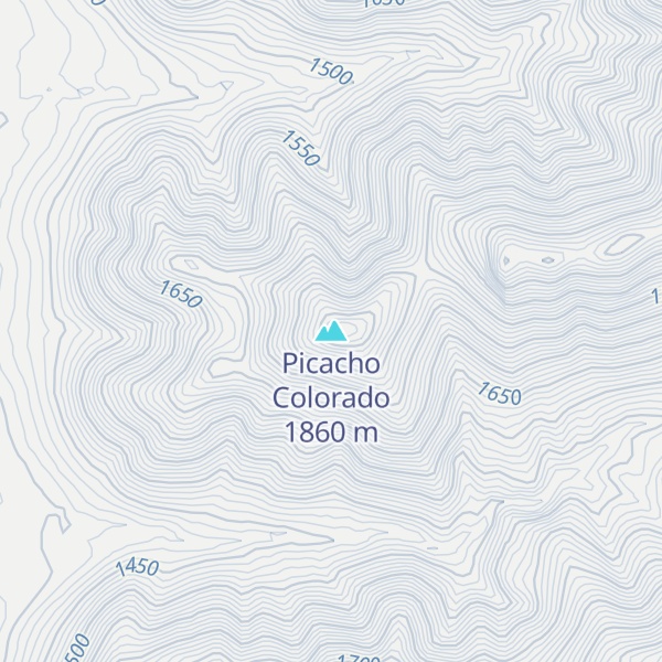 Map of Picacho Colorado