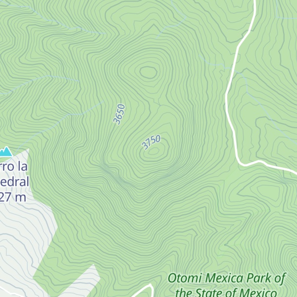 Map of Cerro Catedral