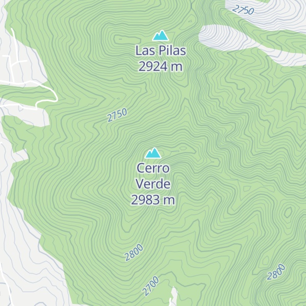 Map of Cerro Verde