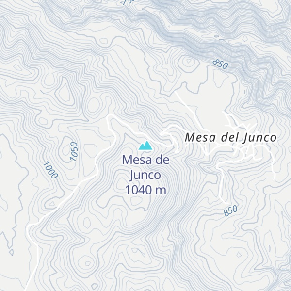 Map of Mesa de Junco