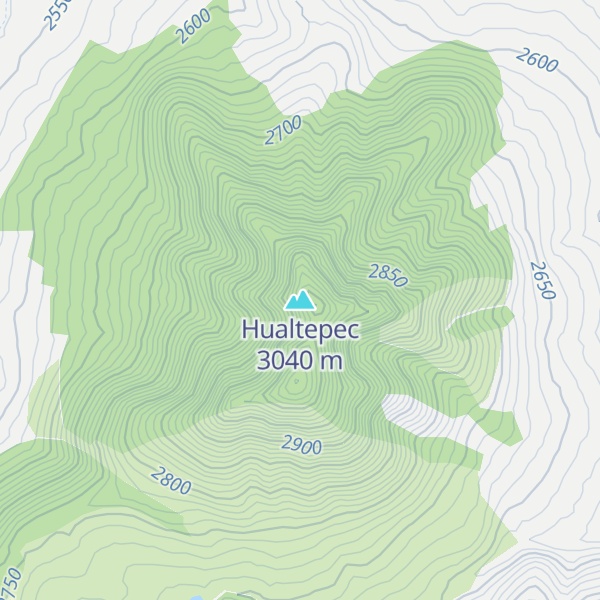 Map of Hualtepec