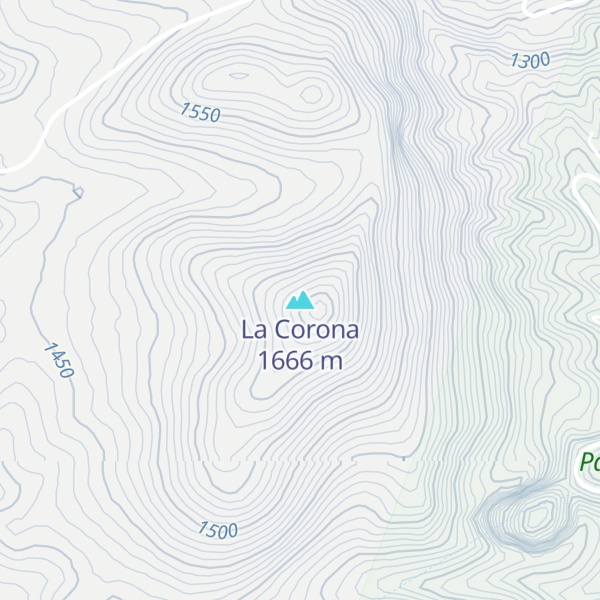 Map of La Corona