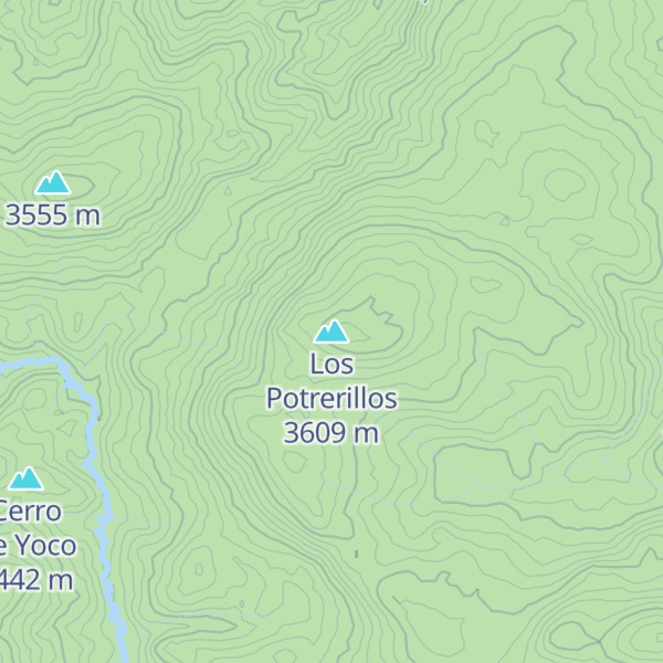 Map of Los Potrerillos