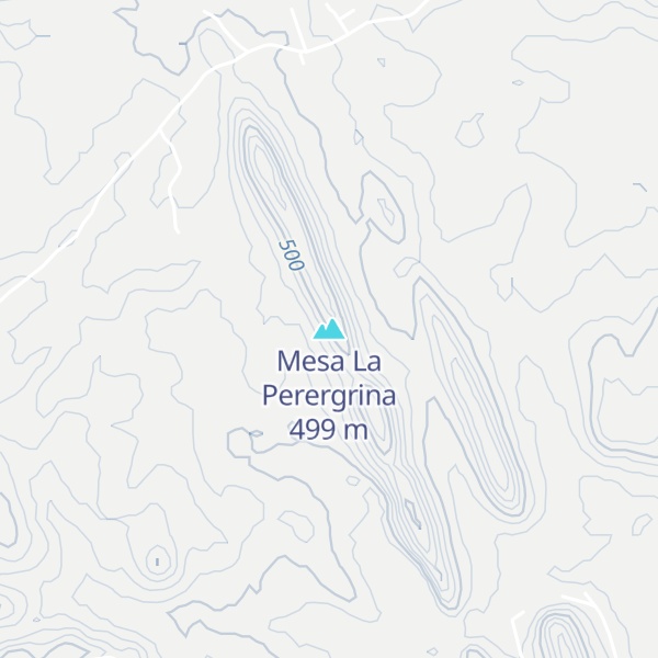 Map of Mesa La Perergrina