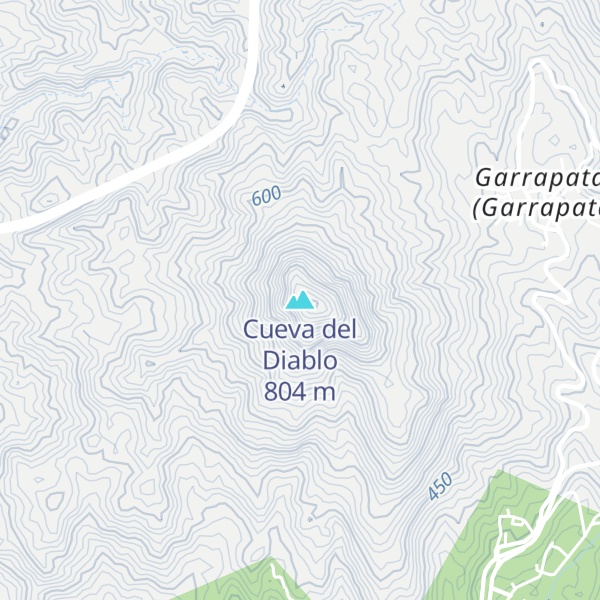 Map of Cueva del Diablo