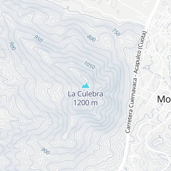 Map of La Culebra