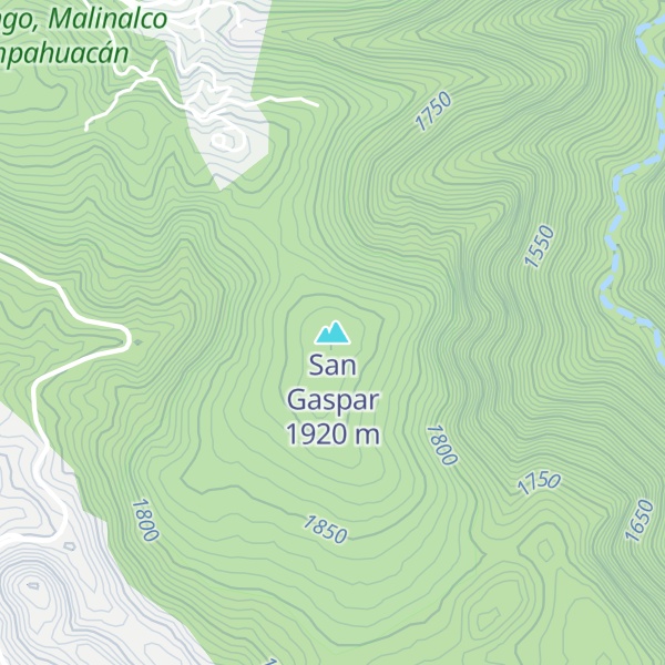 Map of San Gaspar