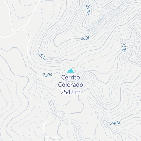Map of Cerrito Colorado