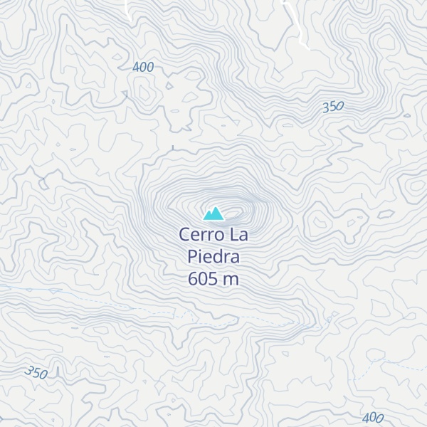 Map of Cerro La Piedra