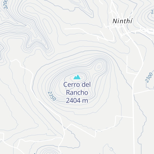 Map of Cerro del Rancho