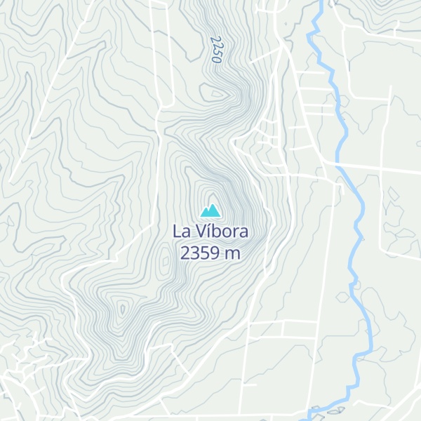 Map of La Víbora