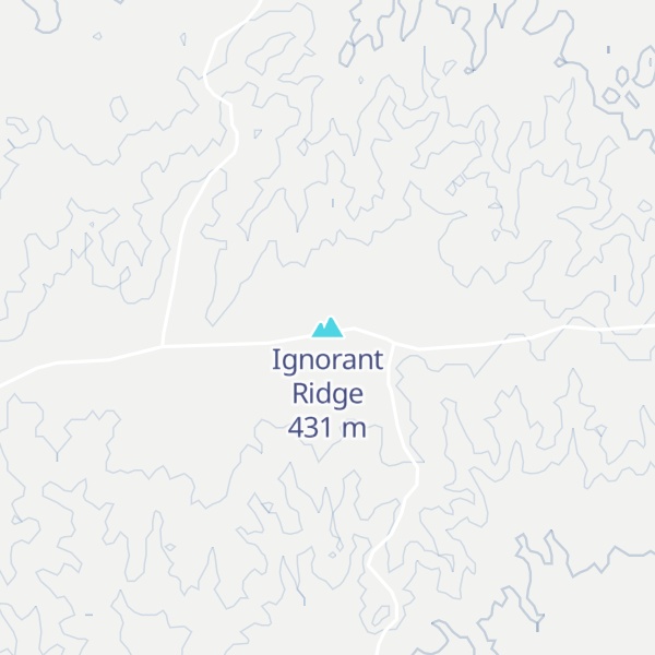 Map of Ignorant Ridge