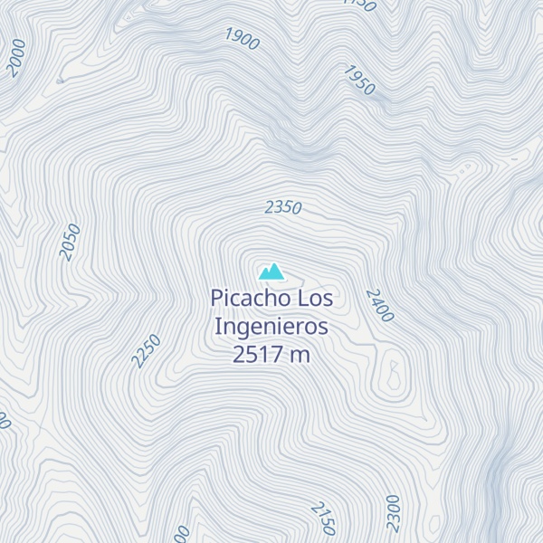 Map of Picacho Los Ingenieros
