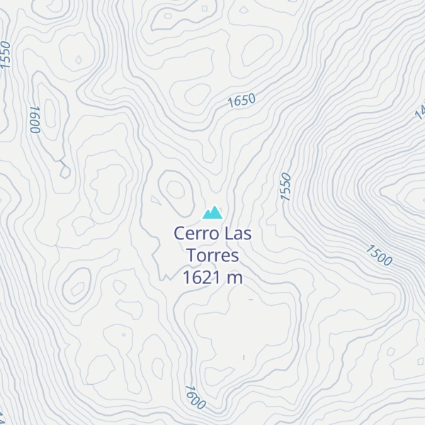 Map of Cerro Las Torres